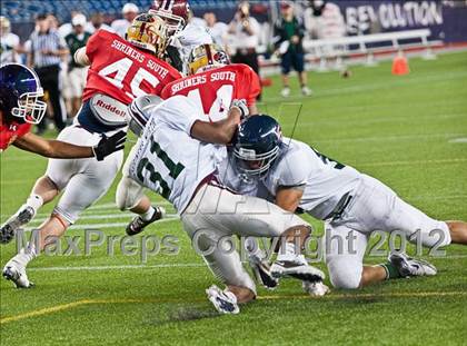 Thumbnail 1 in  MHSFCA/Aleppo Shriners All-Star Classic (North vs. South) photogallery.