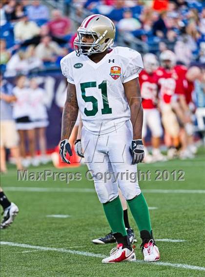 Thumbnail 1 in  MHSFCA/Aleppo Shriners All-Star Classic (North vs. South) photogallery.
