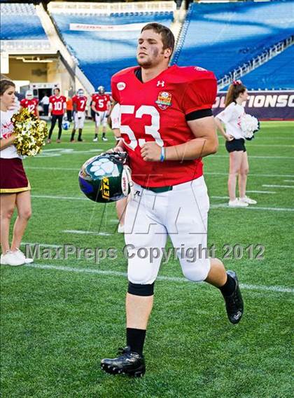 Thumbnail 2 in  MHSFCA/Aleppo Shriners All-Star Classic (North vs. South) photogallery.