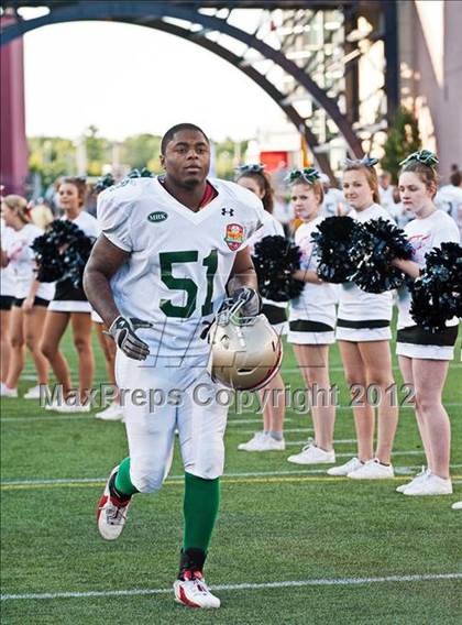 Thumbnail 1 in  MHSFCA/Aleppo Shriners All-Star Classic (North vs. South) photogallery.