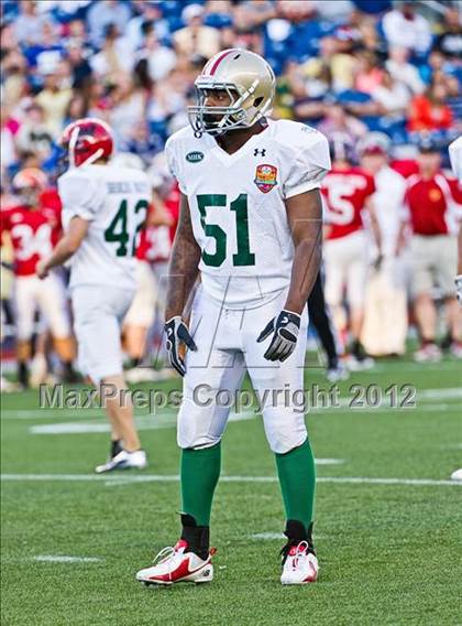 Thumbnail 1 in  MHSFCA/Aleppo Shriners All-Star Classic (North vs. South) photogallery.