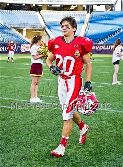 Thumbnail 1 in  MHSFCA/Aleppo Shriners All-Star Classic (North vs. South) photogallery.