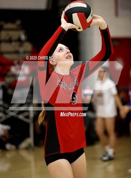 Thumbnail 3 in Chandler Prep vs Florence (Florence Invitational) photogallery.