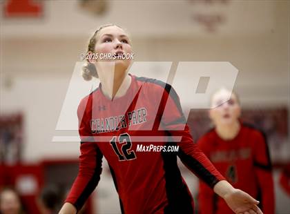 Thumbnail 3 in Chandler Prep vs Florence (Florence Invitational) photogallery.