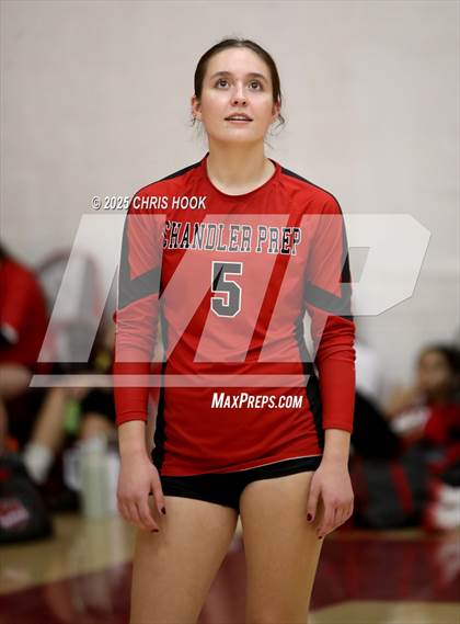 Thumbnail 3 in Chandler Prep vs Florence (Florence Invitational) photogallery.