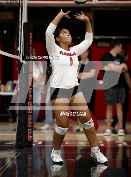 Thumbnail 2 in Chandler Prep vs Florence (Florence Invitational) photogallery.