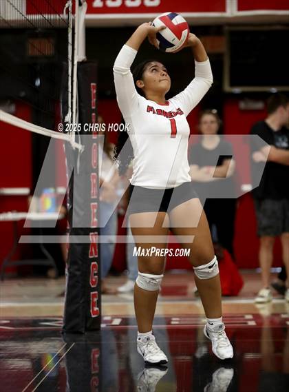 Thumbnail 3 in Chandler Prep vs Florence (Florence Invitational) photogallery.