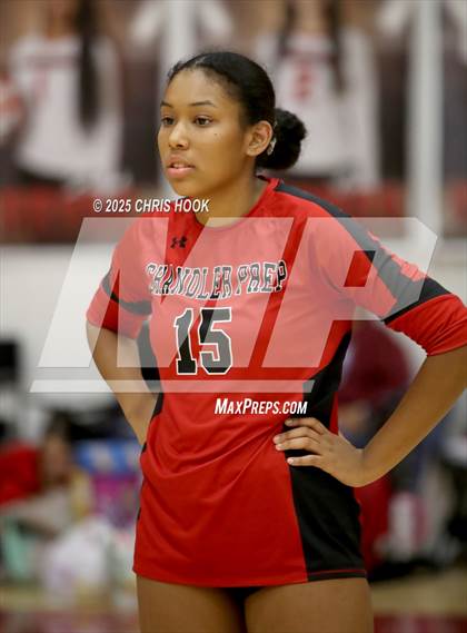 Thumbnail 2 in Chandler Prep vs Florence (Florence Invitational) photogallery.