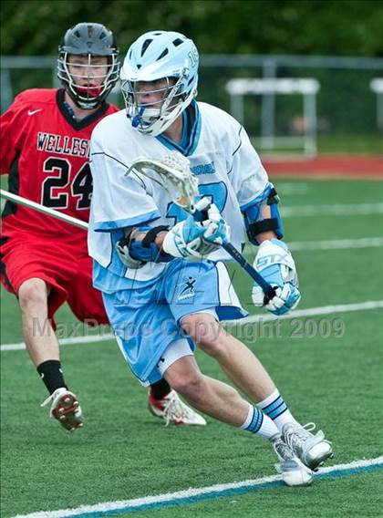 Thumbnail 2 in Wellesley vs. Medfield (MIAA East Division 2 First Round) photogallery.