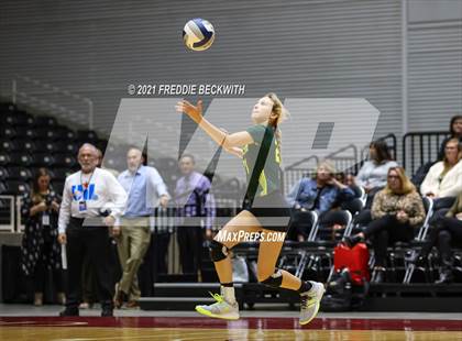 Thumbnail 2 in Blum vs. Fayetteville (UIL Volleyball 1A Finals) photogallery.