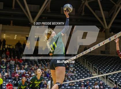 Thumbnail 1 in Blum vs. Fayetteville (UIL Volleyball 1A Finals) photogallery.