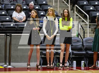 Thumbnail 2 in Blum vs. Fayetteville (UIL Volleyball 1A Finals) photogallery.