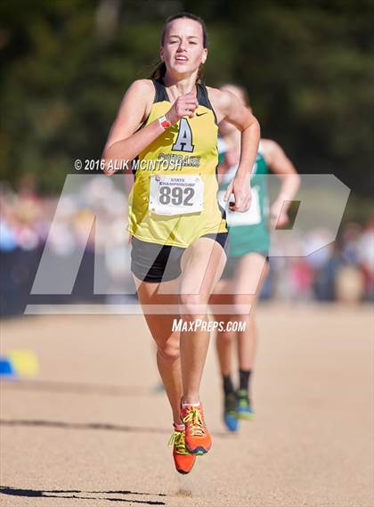 Thumbnail 2 in NCHSAA 4A Girls Cross Country Championships photogallery.