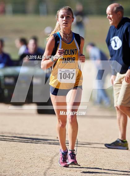 Thumbnail 3 in NCHSAA 4A Girls Cross Country Championships photogallery.