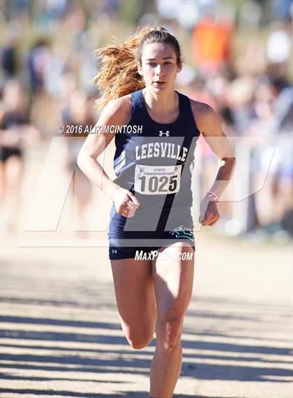 Thumbnail 2 in NCHSAA 4A Girls Cross Country Championships photogallery.