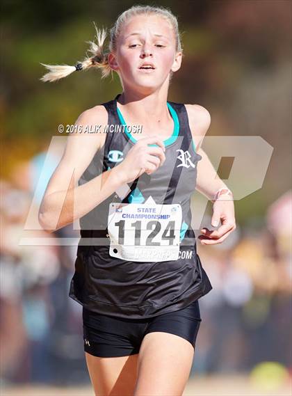 Thumbnail 1 in NCHSAA 4A Girls Cross Country Championships photogallery.