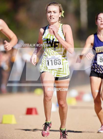 Thumbnail 2 in NCHSAA 4A Girls Cross Country Championships photogallery.