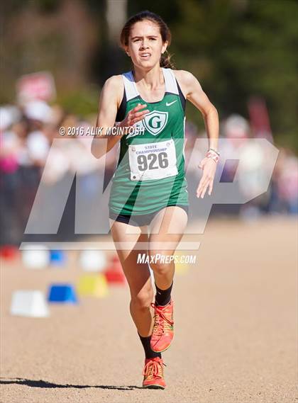 Thumbnail 3 in NCHSAA 4A Girls Cross Country Championships photogallery.