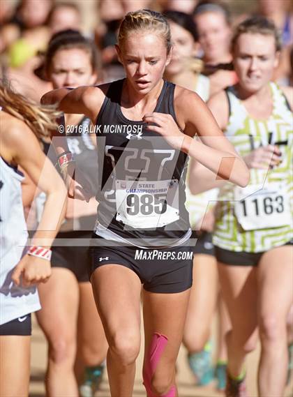 Thumbnail 2 in NCHSAA 4A Girls Cross Country Championships photogallery.