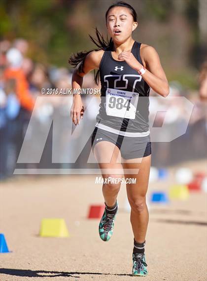 Thumbnail 3 in NCHSAA 4A Girls Cross Country Championships photogallery.