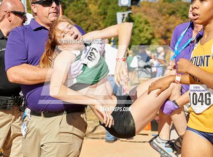 Thumbnail 1 in NCHSAA 4A Girls Cross Country Championships photogallery.