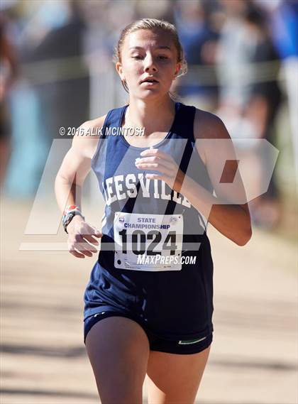 Thumbnail 1 in NCHSAA 4A Girls Cross Country Championships photogallery.