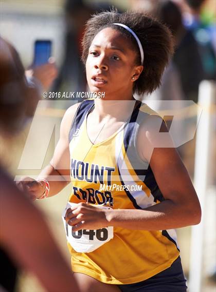 Thumbnail 2 in NCHSAA 4A Girls Cross Country Championships photogallery.