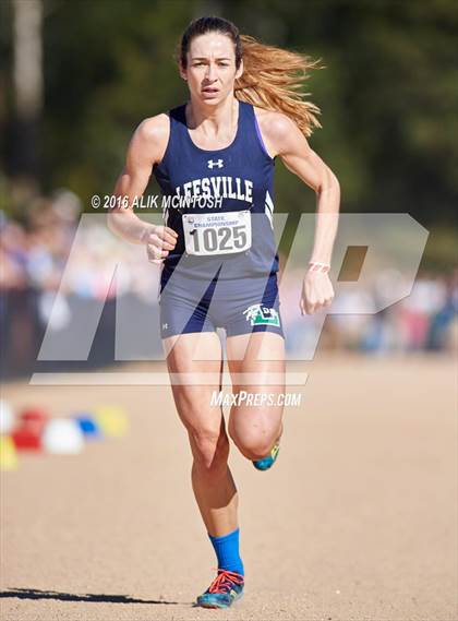 Thumbnail 2 in NCHSAA 4A Girls Cross Country Championships photogallery.