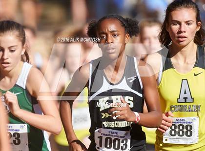 Thumbnail 1 in NCHSAA 4A Girls Cross Country Championships photogallery.