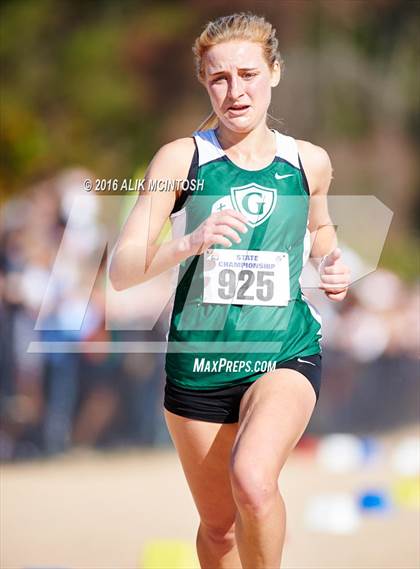 Thumbnail 2 in NCHSAA 4A Girls Cross Country Championships photogallery.