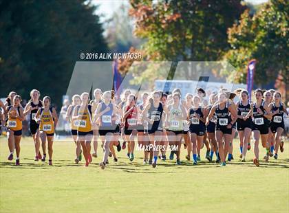 Thumbnail 3 in NCHSAA 4A Girls Cross Country Championships photogallery.