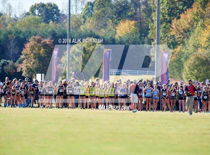 Thumbnail 1 in NCHSAA 4A Girls Cross Country Championships photogallery.