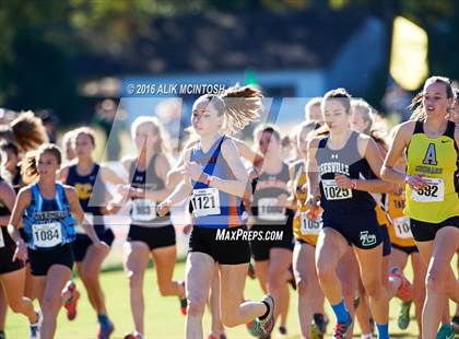 Thumbnail 1 in NCHSAA 4A Girls Cross Country Championships photogallery.