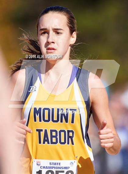 Thumbnail 2 in NCHSAA 4A Girls Cross Country Championships photogallery.