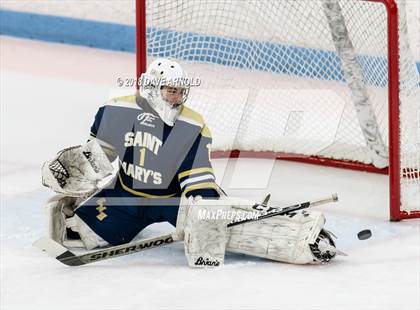 Thumbnail 2 in St. John's vs St. Mary's (MIAA Division 1A Play-In) photogallery.