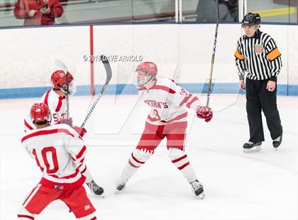Thumbnail 1 in St. John's vs St. Mary's (MIAA Division 1A Play-In) photogallery.