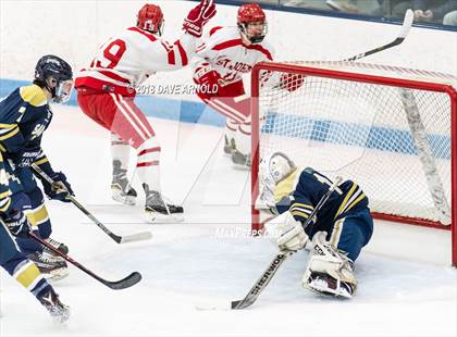Thumbnail 2 in St. John's vs St. Mary's (MIAA Division 1A Play-In) photogallery.