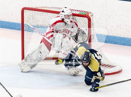 Thumbnail 3 in St. John's vs St. Mary's (MIAA Division 1A Play-In) photogallery.
