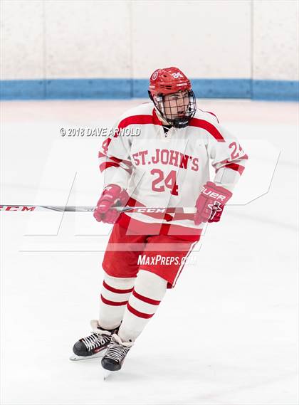 Thumbnail 3 in St. John's vs St. Mary's (MIAA Division 1A Play-In) photogallery.