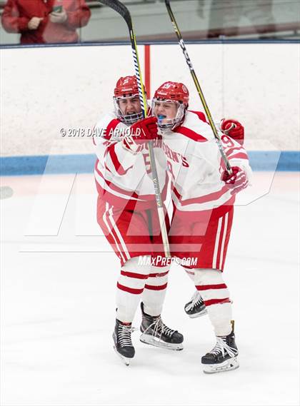 Thumbnail 3 in St. John's vs St. Mary's (MIAA Division 1A Play-In) photogallery.