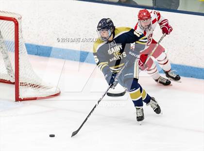 Thumbnail 2 in St. John's vs St. Mary's (MIAA Division 1A Play-In) photogallery.