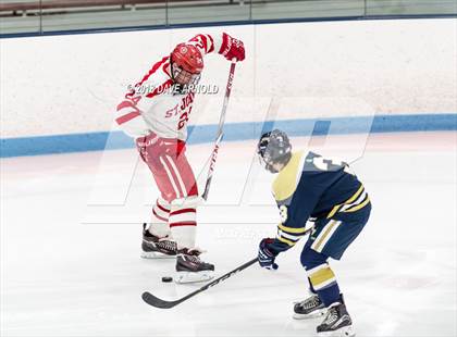 Thumbnail 3 in St. John's vs St. Mary's (MIAA Division 1A Play-In) photogallery.