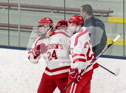 Thumbnail 1 in St. John's vs St. Mary's (MIAA Division 1A Play-In) photogallery.