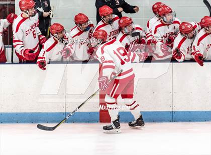 Thumbnail 3 in St. John's vs St. Mary's (MIAA Division 1A Play-In) photogallery.