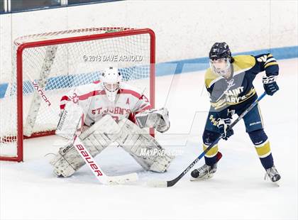 Thumbnail 2 in St. John's vs St. Mary's (MIAA Division 1A Play-In) photogallery.