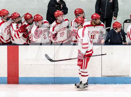Thumbnail 3 in St. John's vs St. Mary's (MIAA Division 1A Play-In) photogallery.