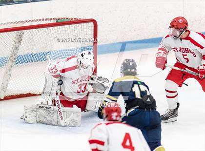 Thumbnail 1 in St. John's vs St. Mary's (MIAA Division 1A Play-In) photogallery.