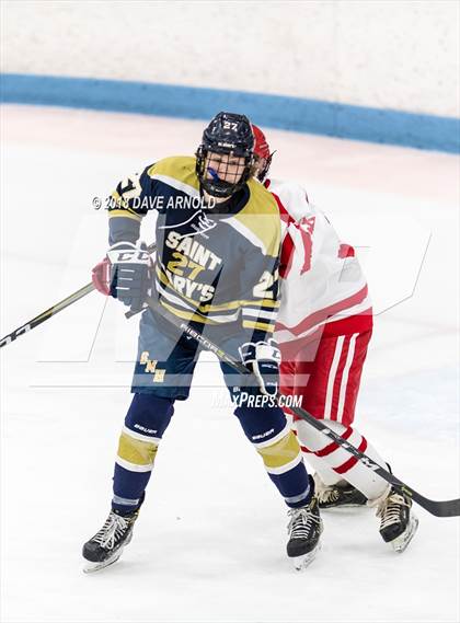 Thumbnail 1 in St. John's vs St. Mary's (MIAA Division 1A Play-In) photogallery.