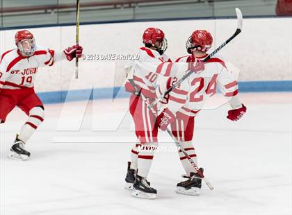 Thumbnail 3 in St. John's vs St. Mary's (MIAA Division 1A Play-In) photogallery.