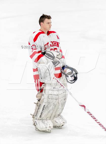 Thumbnail 1 in St. John's vs St. Mary's (MIAA Division 1A Play-In) photogallery.